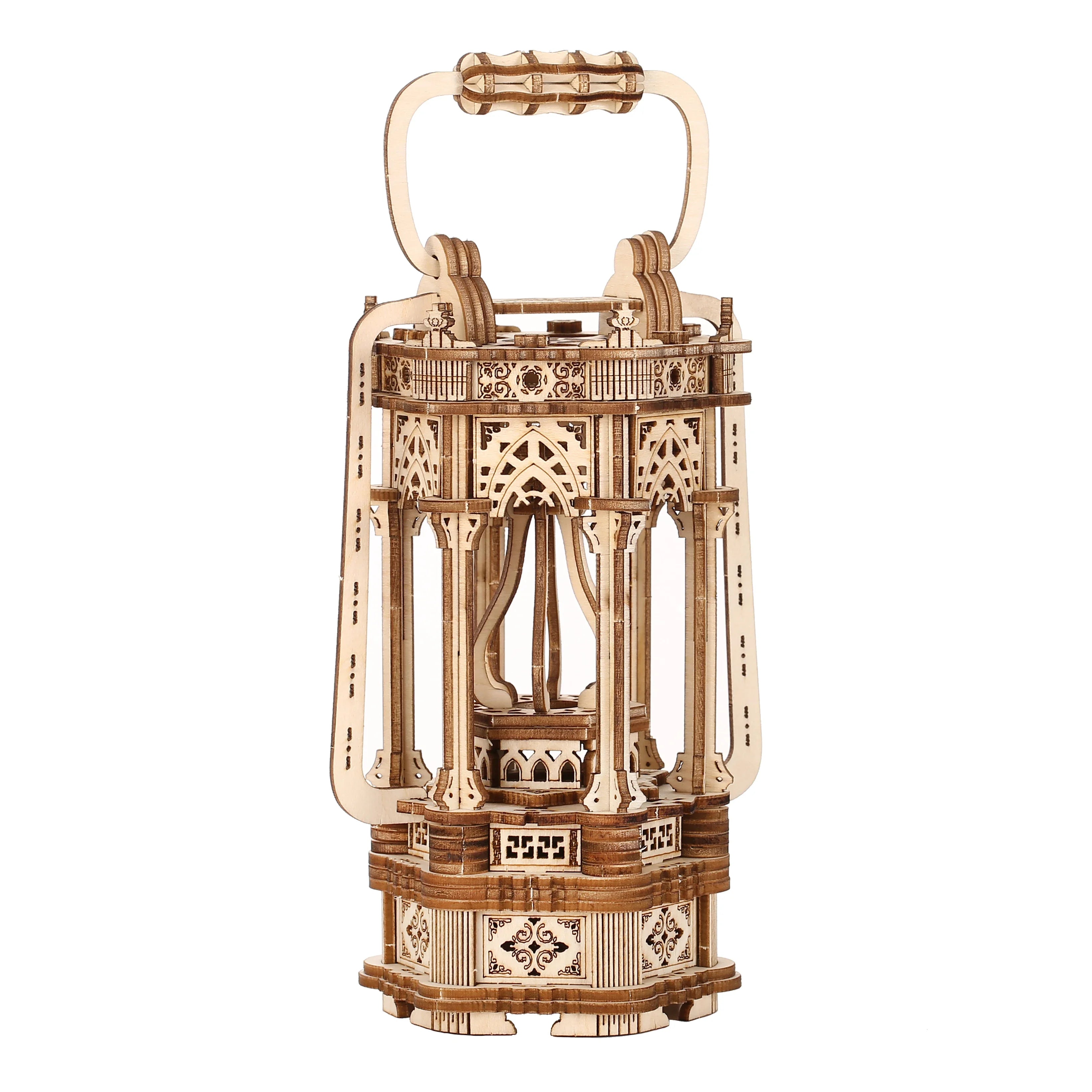 Tang lantern 3D Wooden Puzzle, Scale Model,DIY Model Kit, Handcraft Gift,Home Decoration,Mechanical Model Kit, Building Toy
